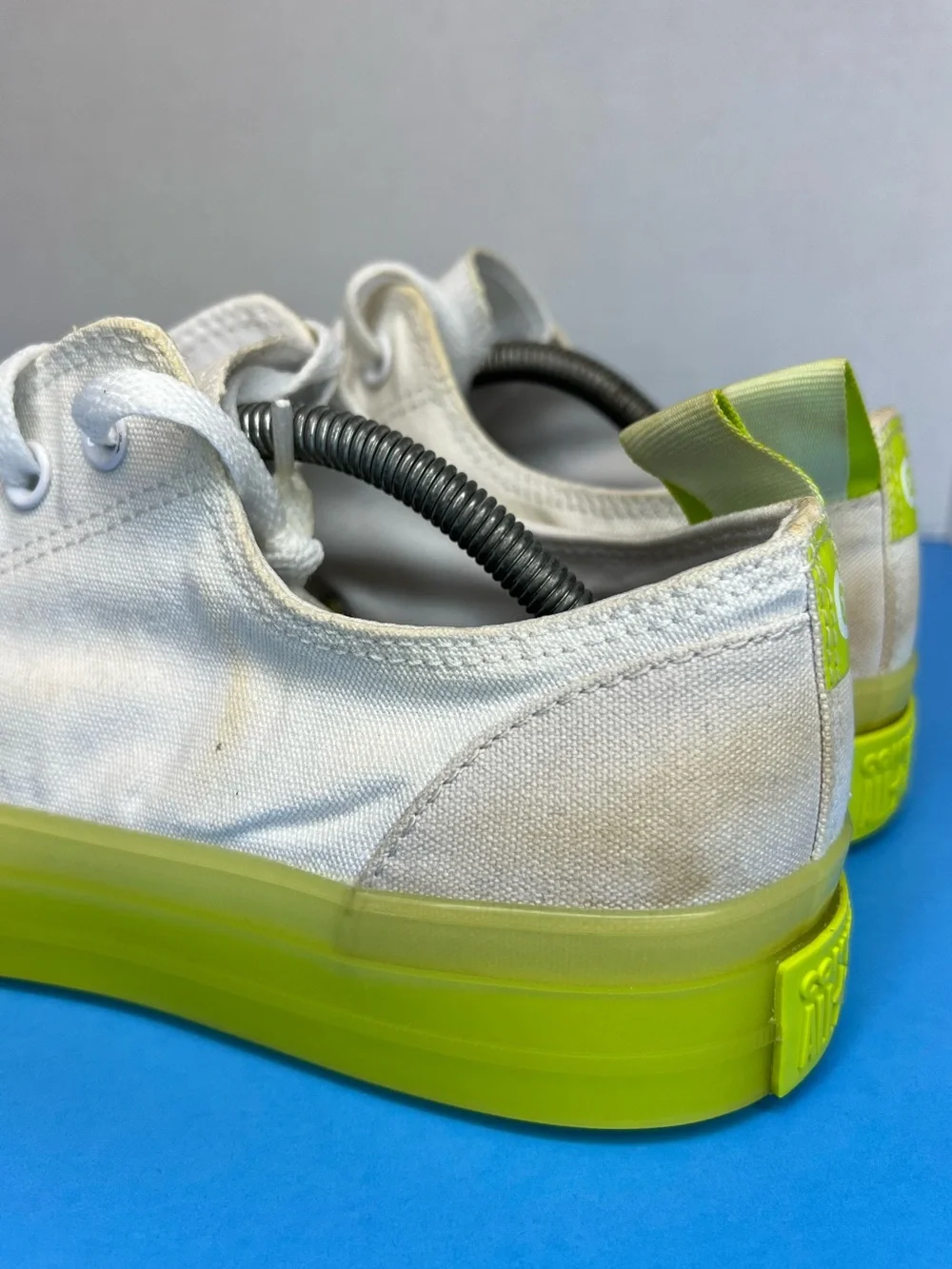 Converse CTAS CX “Street Utility” White/Lime Twist M10/W12 170994C Very Nice. - Picture 8 of 16